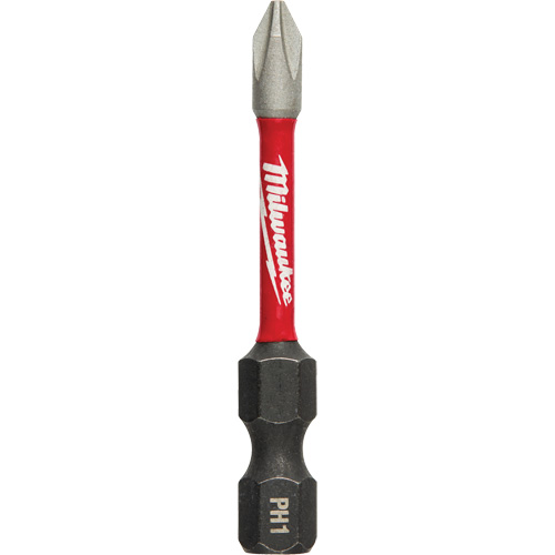 Shockwave Impact Duty Power Bit, Phillips, #1 Tip, 1/4" Drive Size, 2" Length Sécurité Médic