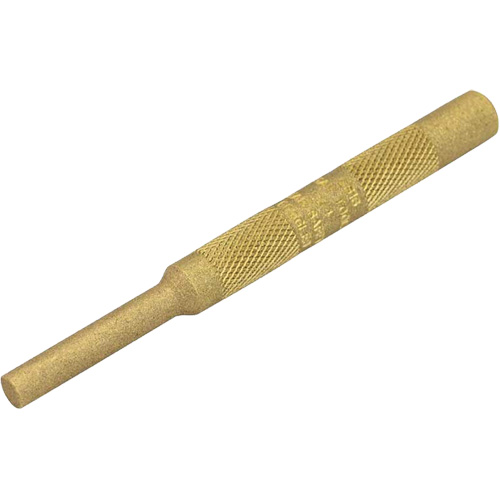 Brass Pin Punch, 1/4" Dia. x 4" L Sécurité Médic