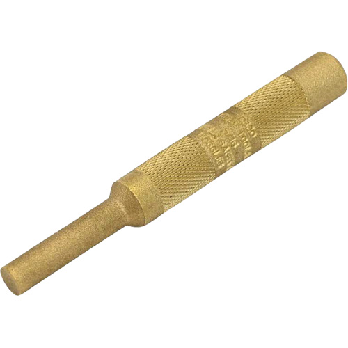 Brass Pin Punch, 5/16" Dia. x 4" L Sécurité Médic