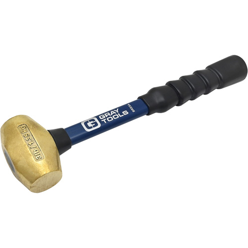 Brass Hammer, 3 lbs. Head Weight, 14" L Sécurité Médic