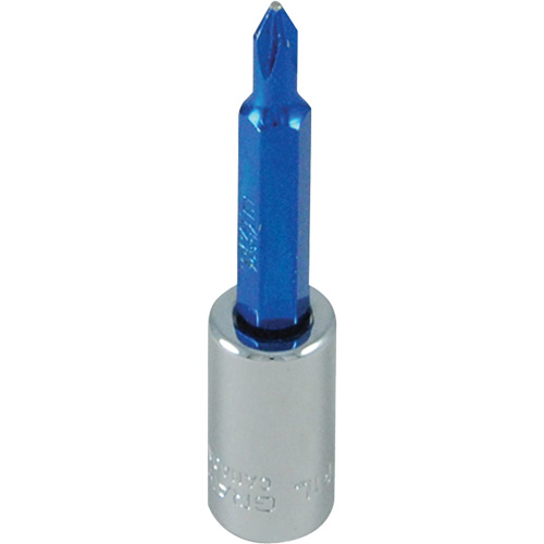 Blue Tip Screwdriver Bit, Phillips, #1, 1/4" Drive Sécurité Médic