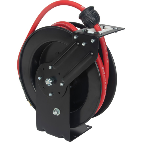 Hose Reel, Air/Water, 3/8" x 25', Single Hose, 300 psi Sécurité Médic