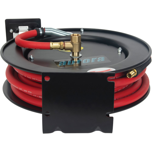 Hose Reel, Air/Water, 3/8" x 25', Single Hose, 300 psi Sécurité Médic