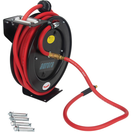 Hose Reel, Air/Water, 3/8" x 35', Single Hose, 300 psi Sécurité Médic