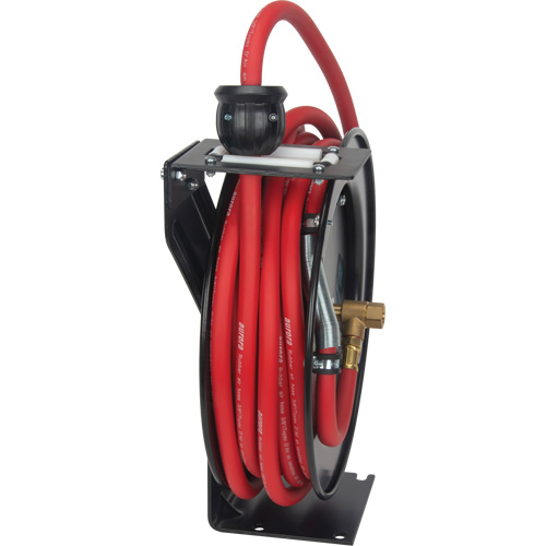Hose Reel, Air/Water, 3/8" x 35', Single Hose, 300 psi Sécurité Médic