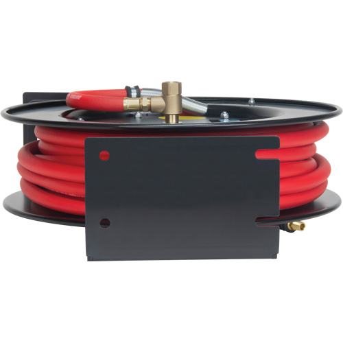 Hose Reel, Air/Water, 3/8" x 50', Single Hose, 300 psi Sécurité Médic