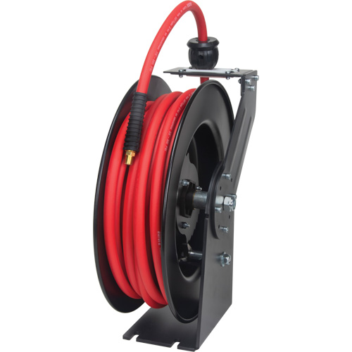 Hose Reel, Air/Water, 3/8" x 50', Single Hose, 300 psi Sécurité Médic