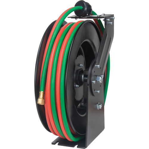Welding Hose Reel, Welding Gases, 1/4" x 50', Single Hose, 300 psi Sécurité Médic