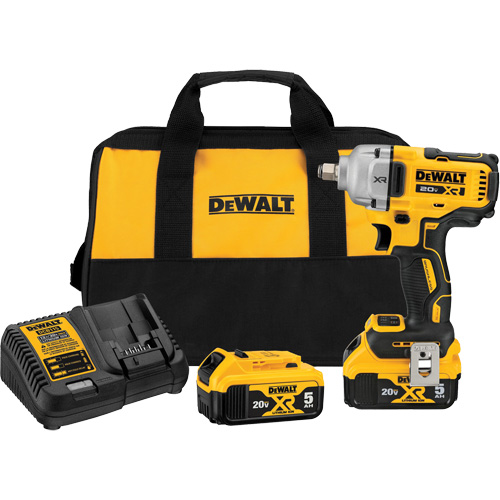 Max* Tool Connect Brushless Mid-Range Impact Wrench with Detent Pin Anvil Kit, 20 V, 1/2" Socket Sécurité Médic