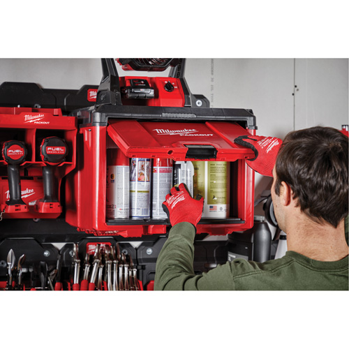 Armoire &agrave; outils Packout, 15" x 15" x 20", Noir/Rouge Sécurité Médic