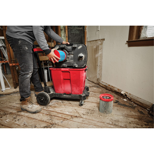 Filtre grand format &agrave; haute efficacit&eacute; pour aspirateur sec/humide, Cartouche, Pour 12 gal. US/9 gal. US/6 gal. US Sécurité Médic