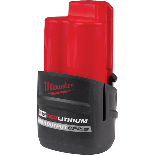 M12 Redlithium High Output CP2.5 Battery Pack, Lithium-Ion, 12 V, 2.5 Ah Sécurité Médic