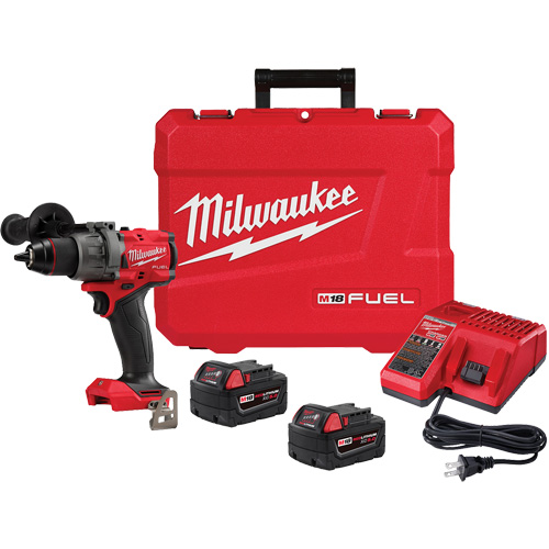 M18 Fuel Hammer Drill/Driver Kit, 1/2" Chuck, 18 V Sécurité Médic