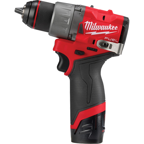Ensemble perceuse/visseuse M12 Fuel, Lithium-ion, 12 V, Mandrin 1/2", Couple 400 lb-po Sécurité Médic