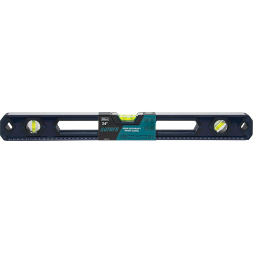 High-Accuracy Level, Box, 2' L, Aluminum, 3, Non-Magnetic Sécurité Médic