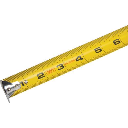 Tape Measure, 1" x 16', Imperial Graduations Sécurité Médic