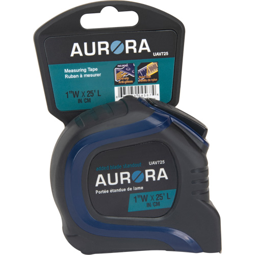 Tape Measure, 1" x 25', Imperial & Metric Graduations Sécurité Médic