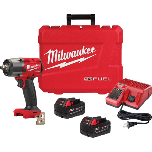 M18 Fuel Mid-Torque Impact Wrench with Friction Ring Kit, 18 V, 1/2" Socket Sécurité Médic