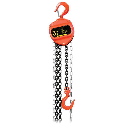 VCH Series Chain Hoist, 20' Lift, 6600 lbs. (3 tons) Capacity, Heat-Treated Alloy Steel Chain Sécurité Médic