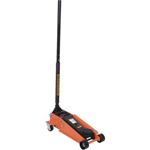 953D 2XP Floor Jack, 3 Ton(s) Capacity, 4-7/10" Lowered, 18-1/10" Raised, Manual Hydraulic Sécurité Médic