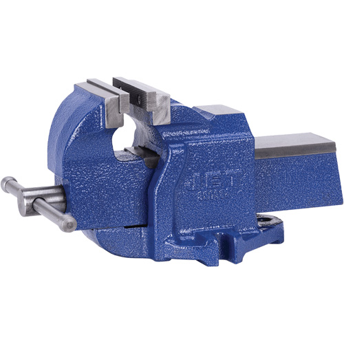 Heavy-Duty British Pattern Bench Vise, 8" Jaw Width, 4" Throat Depth Sécurité Médic