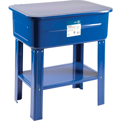 JPW-20 Bac de nettoyage usage intensif, Acier, 20 gal. Sécurité Médic