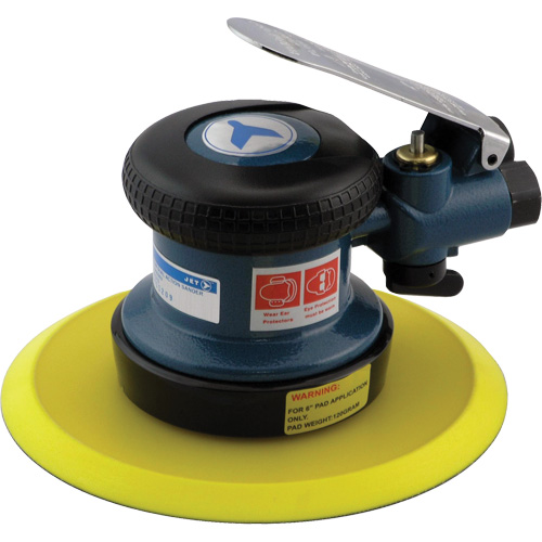 DA63NV Heavy-Duty Dual-Action Non-Vac Random Orbital Sander, 6" Dia., 1/4" NPT Inlet, 10000 RPM Sécurité Médic