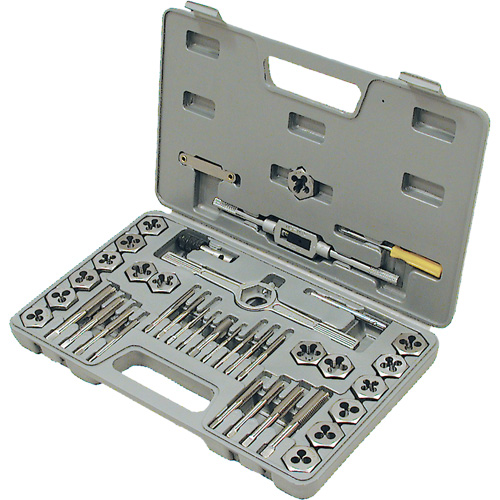 TD40AM Premium Metric Alloy Tap & Die Set, 40 Pieces Sécurité Médic