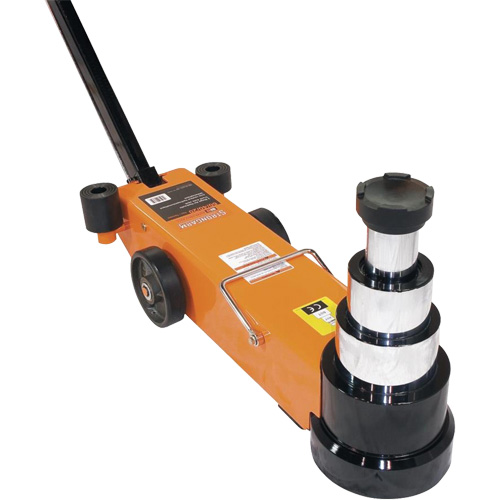 Multi-Stage Air Assist Truck Jacks, 60 Ton(s), Air Hydraulic Sécurité Médic