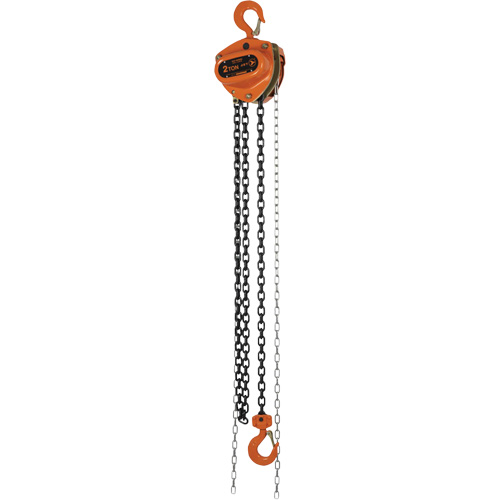 KCH Series Chain Hoists, 10' Lift, 4400 lbs. (2 tons) Capacity, Alloy Steel Chain Sécurité Médic
