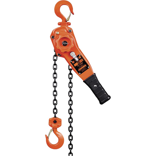 KLP Series Lever Chain Hoists, 5' Lift, 1500 lbs. (0.75 tons) Capacity, Steel Chain Sécurité Médic