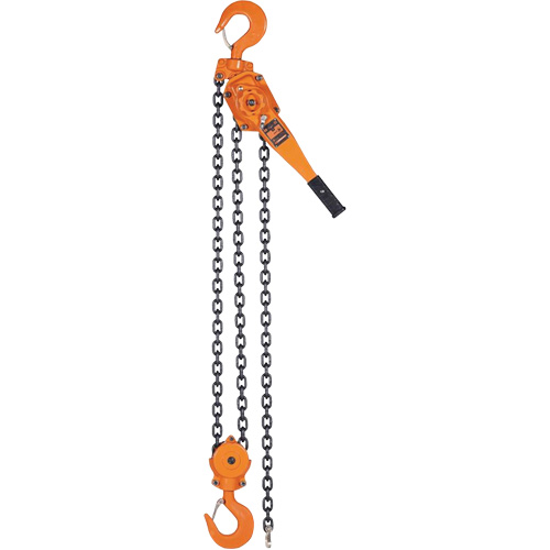 KLP Series Lever Chain Hoists, 5' Lift, 12000 lbs. (6 tons) Capacity, Steel Chain Sécurité Médic