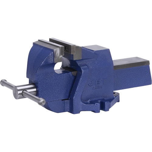 Heavy-Duty British Pattern Bench Vises, 5" Jaw Width, 3-1/4" Throat Depth Sécurité Médic