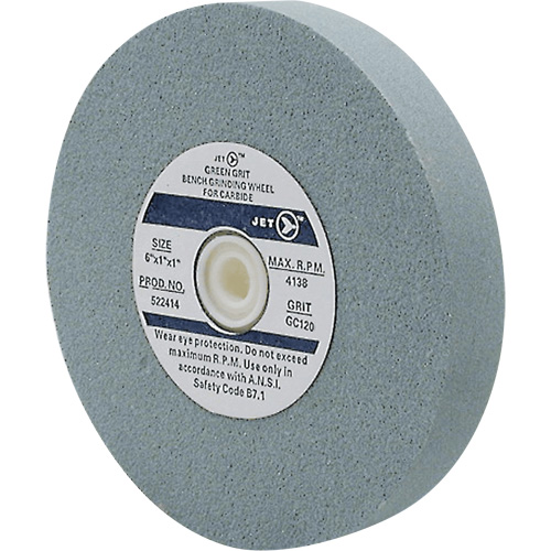 GC675C Bench Grinding Wheels, 6" x 3/4", 1" Arbor, Silicon Carbide Sécurité Médic