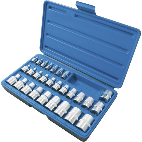 SS328TS Jeu de douilles externes, Torx, Prise 1/2"/1/4"/3/8", 28 mr Sécurité Médic