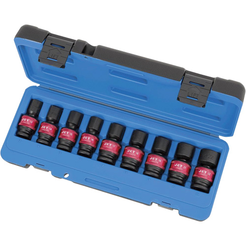 PSU912M Jeux de douilles universelles, 9 Mcx, Chocs, Prise de 1/2" Sécurité Médic