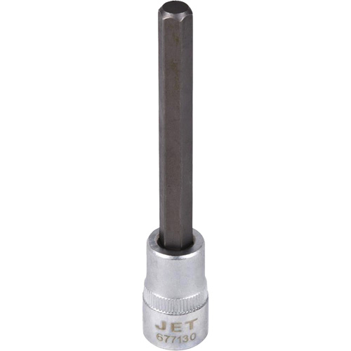 Extra-Long Bit Sockets, Hex, 5/16" x 4" L, 3/8" Drive Sécurité Médic