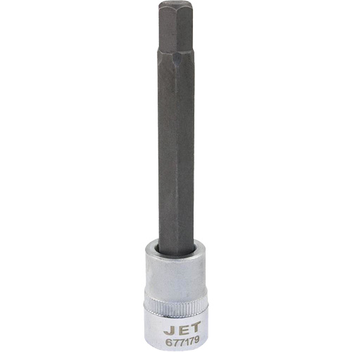 Extra-Long Bit Sockets, Hex, 9 mm x 4" L, 3/8" Drive Sécurité Médic