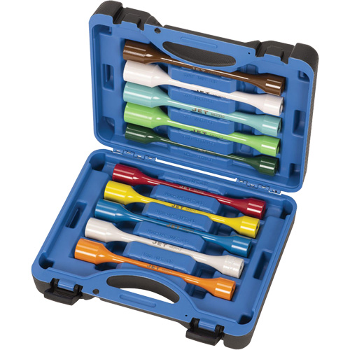 JTLS-1210S Torque Limiting Socket Sets, 1/2" Drive, 65 ft-lbs./80 ft-lbs./100 ft-lbs./120 ft-lbs./140 ft-lbs./45 ft-lbs./135 ft-lbs. Torque, Multiple Sécurité Médic