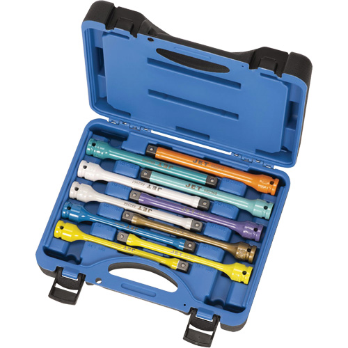 JTLE-10S Jeu de rallonges limiteurs de couple, Prise 1/2"/80 lb-pi, Couple de 65 lb-pi/100 lb-pi/120 lb-pi/140 lb-pi/75 lb-pi/90 lb-pi/110 lb-pi/150 lb-pi/160 lb-pi, Multiple Sécurité Médic
