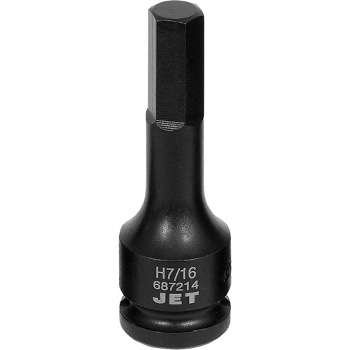 Impact Socket Bits, Hex, 7/16" x 1/2" Drive Sécurité Médic