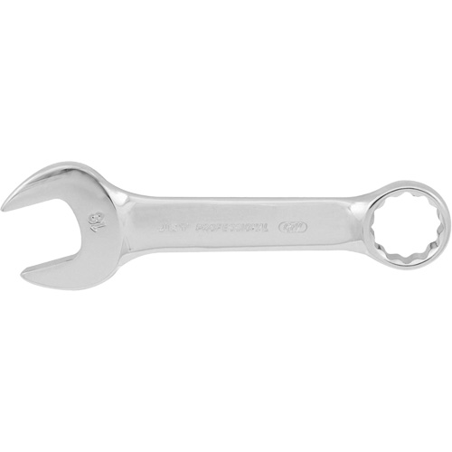 Stubby Combination Wrenches, 18 mm, Chrome Finish Sécurité Médic