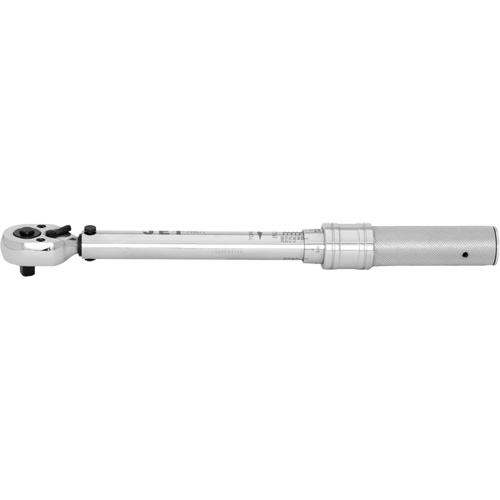 JITW-14250 Cl&eacute;s dynamom&eacute;triques industrielles, &agrave; cliquer, Entraînement 1/4" carr&eacute;, 50 - 250 lb-po Sécurité Médic
