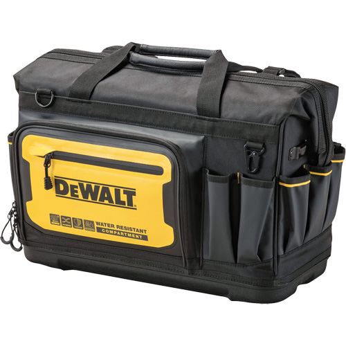 20” PRO Open Mouth Tool Bag, 33 Pockets, Black/Yellow Sécurité Médic