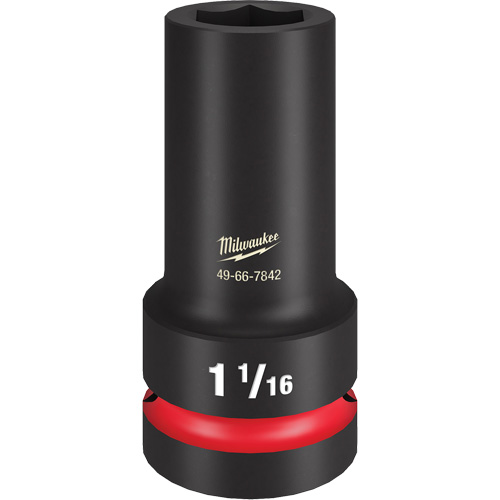 Shockwave Impact Duty Thin Wall Extra Socket, Impact, 1-1/16", 1" Drive, 6 Points, Deep Sécurité Médic