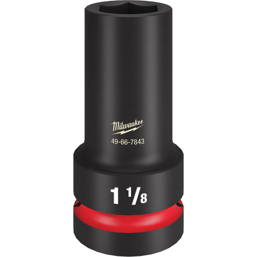 Shockwave Impact Duty Thin Wall Extra Socket, Impact, 1-1/8", 1" Drive, 6 Points, Deep Sécurité Médic