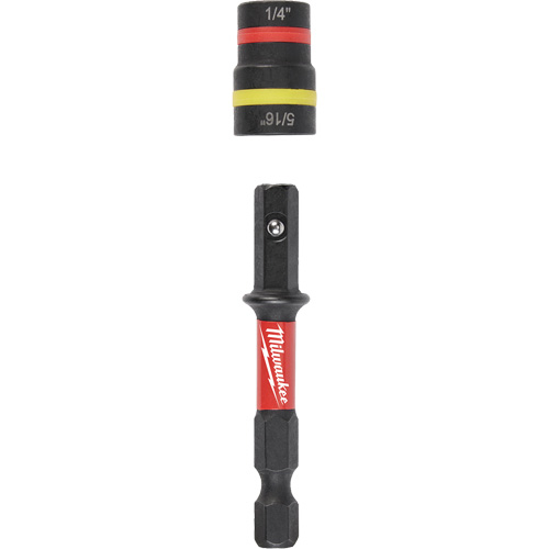 Tourne-&eacute;crou 2-en-1 Shockwave Impact Duty Quik-Clear, 5/16"/1/4" prise, 2-1/4" lo, Magn&eacute;tique Sécurité Médic