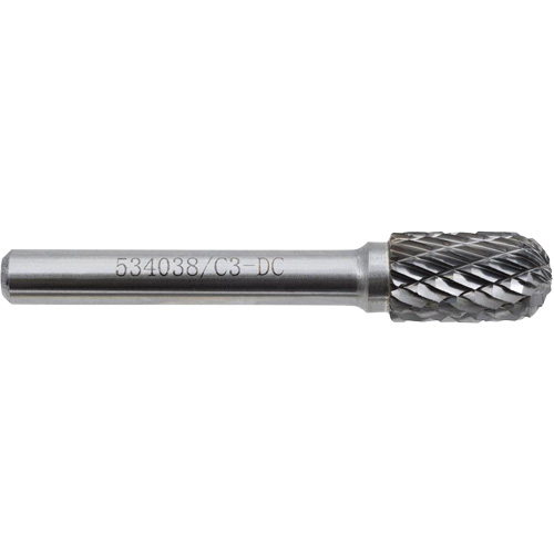 C3-DC JET-KUT GP Round Nose Shape Carbide Bur, 3/8" Dia. Sécurité Médic