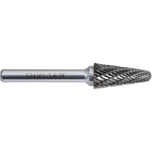 L4-DC JET-KUT Taper Shape Bur 9 (Radius End), 1/2" Dia. Sécurité Médic