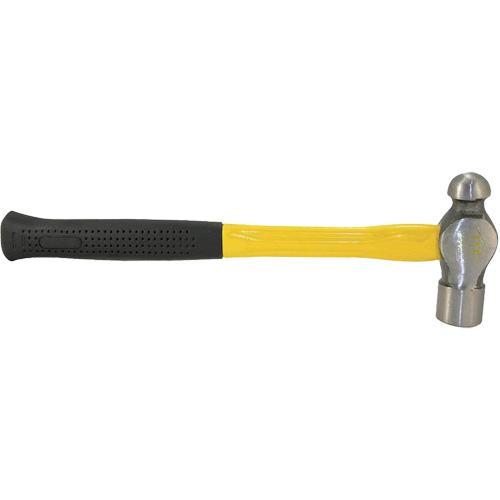IBP-24F Marteau &agrave; panne sph&eacute;rique, Poids de la t&ecirc;te 24 oz, Face Ordinaire, Prise Fibre de verre Sécurité Médic